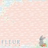 Бумага  из коллекции В облаках "Розовые мечты" (Fleur Design)