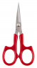 Ножницы для машинного вышивания с изогнутыми кончиками, 13 см, цвет Красный, серия Klasse (Hemline) 
