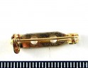 Булавка для броши с 2-мя отверстиями, 21 мм, цвет Золото, 1 штука (Efco, Германия) 