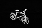 Металлический мини-Велосипед городской, цвет Белый (Scrapberry's) 