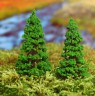 Дерево миниатюрное Ель, высота 7,5 см, цвет Зеленый, 1 шт. 