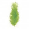 Перья декоративные пушистые, 10-15 см, 15 шт., цвет Зеленый (Rayher)