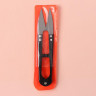 Ножницы для распарывания швов, обрезки ниток, 10,5 см, цвет Черный