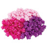 Набор бусин для творчества "Цветы": светло-розовые, розовые, фиолетовые, 10 мм, 30 г (Остров сокровищ)  