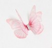 Бабочка шифоновая маленькая, 3 см, цвет Розовый