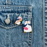 Сувенир: Набор значков для мамы и ребенка Family Look "Пингвины" (Артузор)  