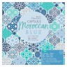 Набор бумаги 15*15 см из коллекции Moroccan Blue, 32 листа (Papermania) 