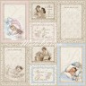 Бумага из коллекции Vintage Baby "Ephemera cards" (для разрезания) (Maja Design)