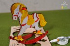 3D-пазл разукрашка "Лошадка-качелька" (Ugears) 