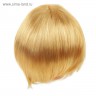 Волосы для кукол (парик), прямые короткие (каре), d=11-12 см, цвет Золотистый блондин