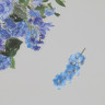 Набор ацетатных высечек на клейкой основе "Весенние цветы Голубые", 40 шт. (АртУзор) 