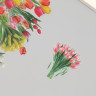Набор ацетатных высечек на клейкой основе "Весенние цветы Тюльпаны", 40 шт. (АртУзор) 
