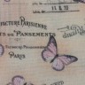 Отрез ткани для пэчворка "Винтажные бабочки #1", 48х50 см (Артмикс, Россия)