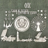 Набор чипборда из коллекции "Армейский альбом" Войска противовоздушной и противоракетной обороны ПВО-ПРО (Craftstory, Россия) 