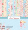Набор бумаги из коллекции "Маленькая принцесса" (Sweet moments), 9 листов (Scrapberry's) 