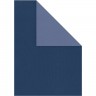 Кардсток тисненый "Рептилия" двусторонний, 250 г/м2, цвет Темно-синий/Светло-голубой, формат А4 (Creativ)