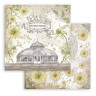 Набор бумаги 15*15 см из коллекции "Romantic Garden House", 10 листов (Stamperia) 