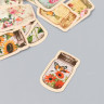 Набор декоративных бумажных наклеек "Баночки с воспоминаниями", 46 штук (Китай)