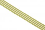 Хлопковая лента "Полоски", цвет Зеленый (Hemline)