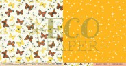 Набор бумаги 20*20 см из коллекции "Атлас бабочек", 12 листов (ECOpaper, Россия)