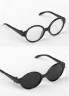 Миниатюрные очки для кукол "Классика", в ассортименте, цвет Черный, 1 шт.