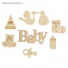 Набор деревянных фигурок "Рождение ребенка", 30 элементов (Артузор)