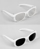 Миниатюрные очки для кукол "Шик", в ассортименте, цвет Белый, 1 шт.