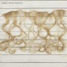 Трессы кудри, длина 40 см, ширина 50см, 1 шт., цвет Платиновый блондин