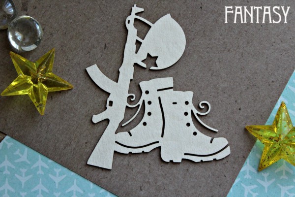 Хит! Чипборд из коллекции "Дембельский альбом" Ботинки, каска, берцы (Fantasy, Россия) 