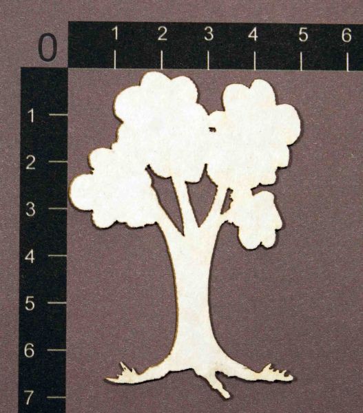 Фигурка из чипборда "Дерево", 1 шт., (By Mama Yaga, Россия)  