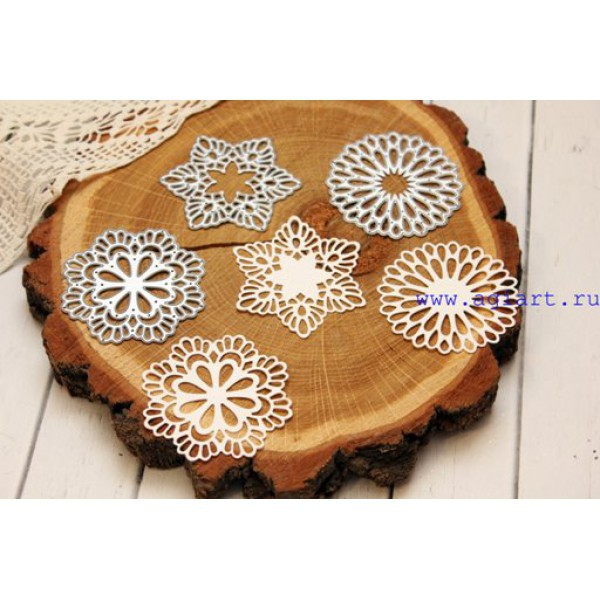 Суперхит! Набор ножей для вырубки "Мини-салфеточки", 3 шт. (Agiart, Россия) 