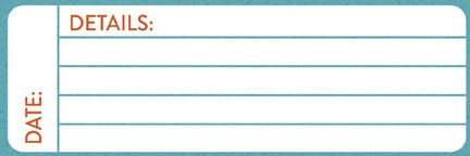 Карточка "Beautiful" (Дата. Детали) из коллекции Cut & Paste (MME)  