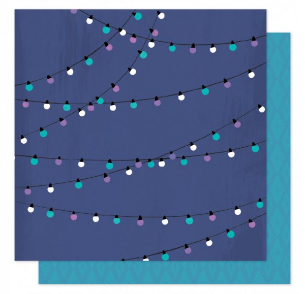 Бумага Fairy Lights из коллекции "Sparkle City" (Shimelle, American Crafts)