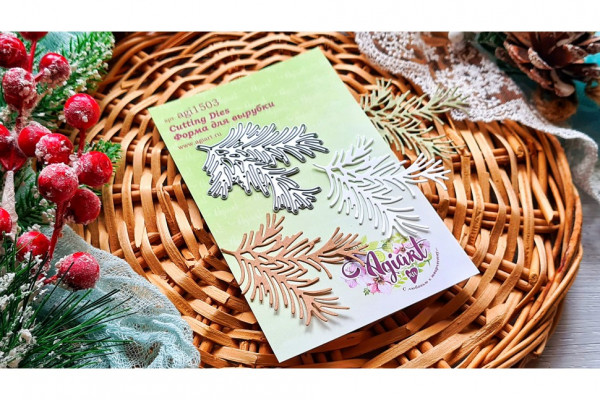 Нож для вырубки "Хвойная веточка" (Agiart, Россия) 