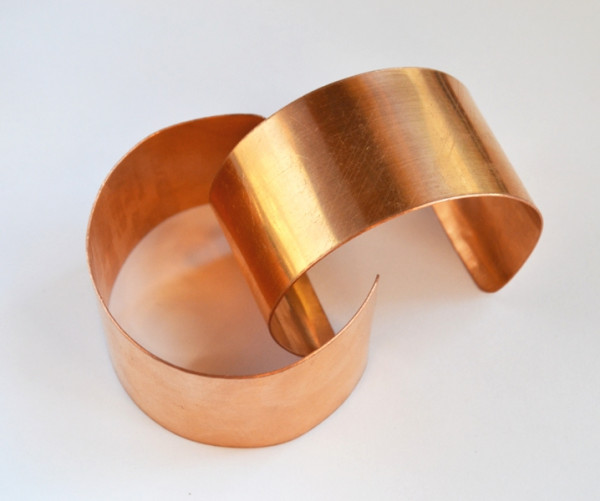 Основа для браслета (медь), длина 144 мм, ширина по выбору, 1 шт.