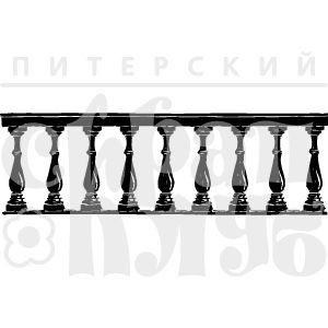 Штамп силиконовый "Балясина" из коллекции Городская симфония (Елена Виноградова) 