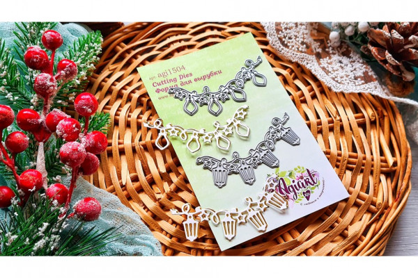 Ножи для вырубки "Праздничные гирлянды" (Agiart, Россия) 