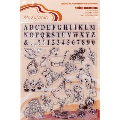 Набор штампов "Малыши №1" 14*18 см  (Mr.Painter)