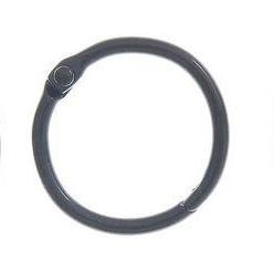 Кольцо разъемное для альбомов, 1шт., D=30 мм, цвет Черный (АртУзор) 