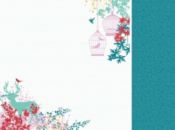 Бумага из коллекции  Hummingbird "Avery" (Kaisercraft) 