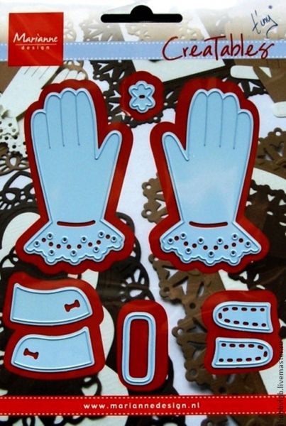 Набор ножей для вырубки "Перчатки", 8 шт., дизайн Marianne 