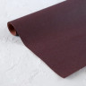 Кожзам переплетный с тиснением "вельвет", под ткань, цвет Коричневый матовый, размер по выбору (Италия)