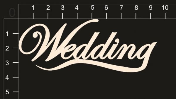 Надписи из чипборда "Wedding" (by Mama Yaga) 