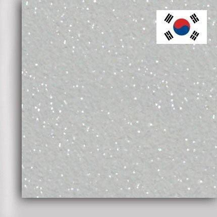 Термотрансферная пленка с глиттером, цвет Белый, размер по выбору (Корея)