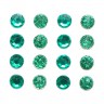 Набор самоклеящихся страз 8 мм, цвет Зеленый, 50 шт. (Craft Premier)