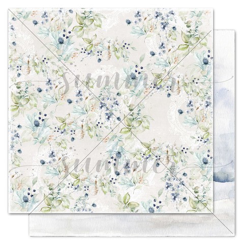 Бумага из коллекции "Northern lights" Northern garden (Summer Studio, Россия) 