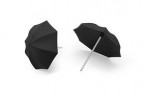Зонт пластиковый для кукол, 7,2 см, цвет Светло-изумрудный/Чёрный по выбору, 1 шт.