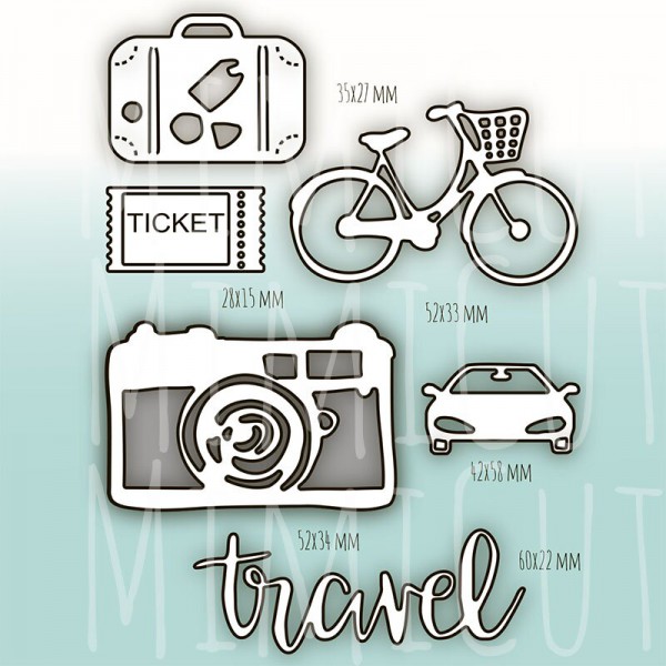 Набор ножей для вырубки "Дома не сидится" (MiMiCut, Россия) 