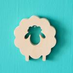 Деревянная заготовка "Овечка", массив сосны