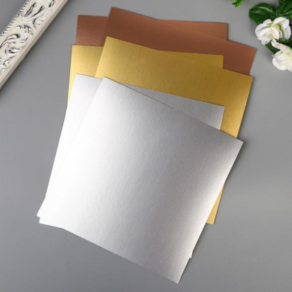 Набор листов для тиснения на плоттере с помощью Bevel Quill Starter Kit, 20.3*20.3 см, 6 листов (WeRMemory Keepers) 